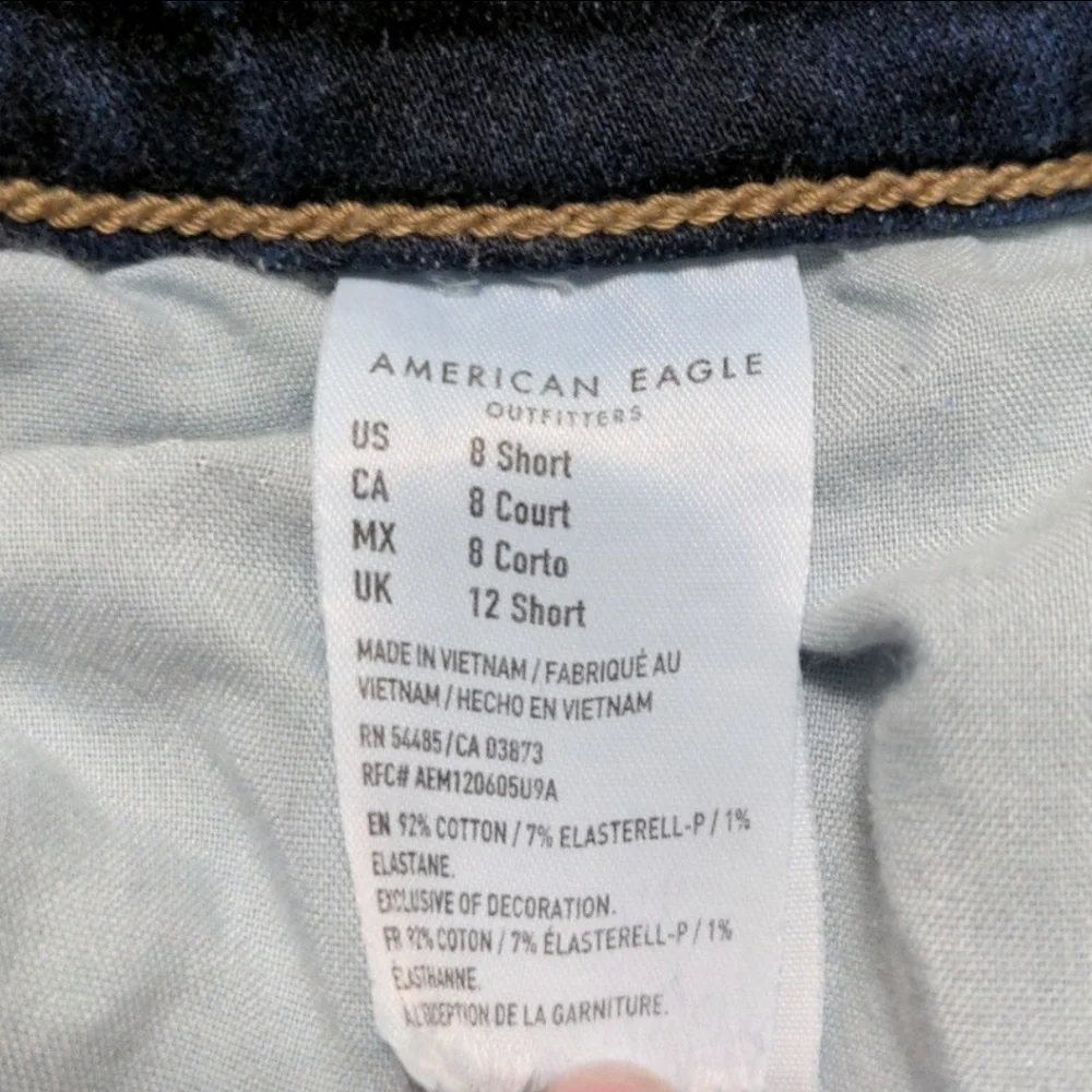 SOLD American Eagle Hi-rise Jeggings Jeans sz 8 Short Petite - Picture 5 of 5